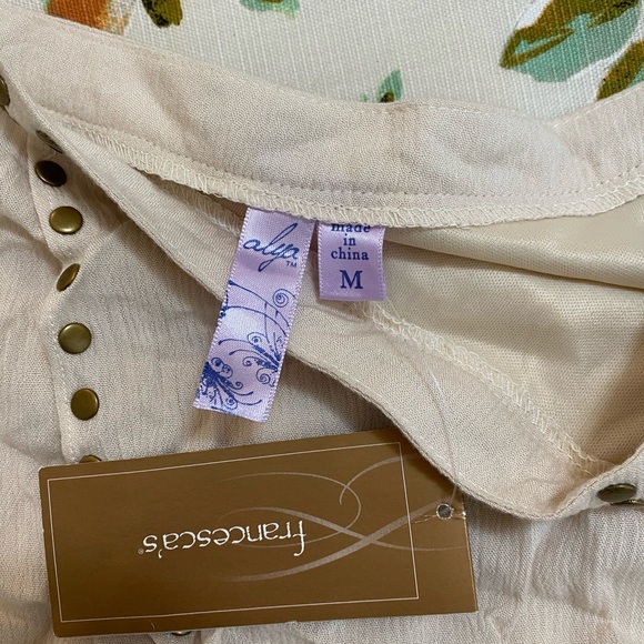 NWT Francesca's Layered Studded Skirt - Picture 7 of 9